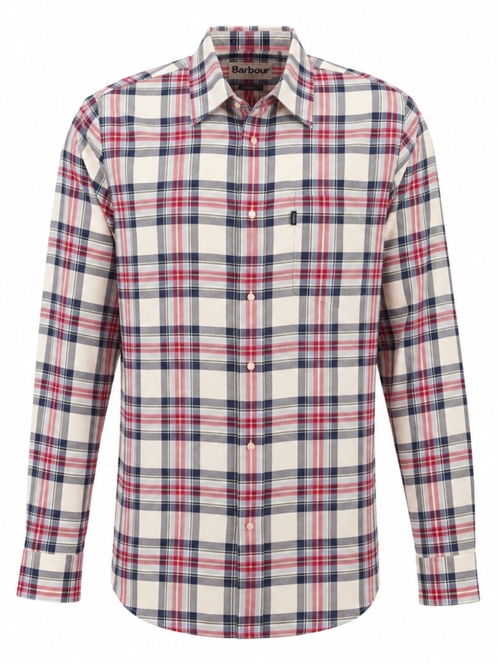 Barbour Highland 6 Tailored Plaid Long Sleeve Button Down Shirt Mens Size XL